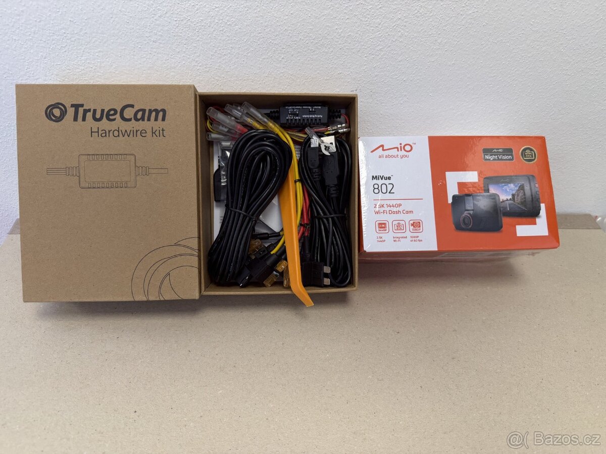 Autokamera MIO MiVue 802 2.5K + TrueCam Hardware Kit - 2