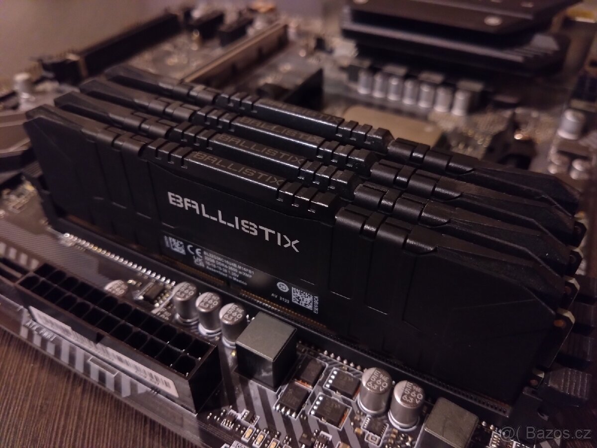 Prodám 128 GB RAM a základní desku MSI B450 - 2