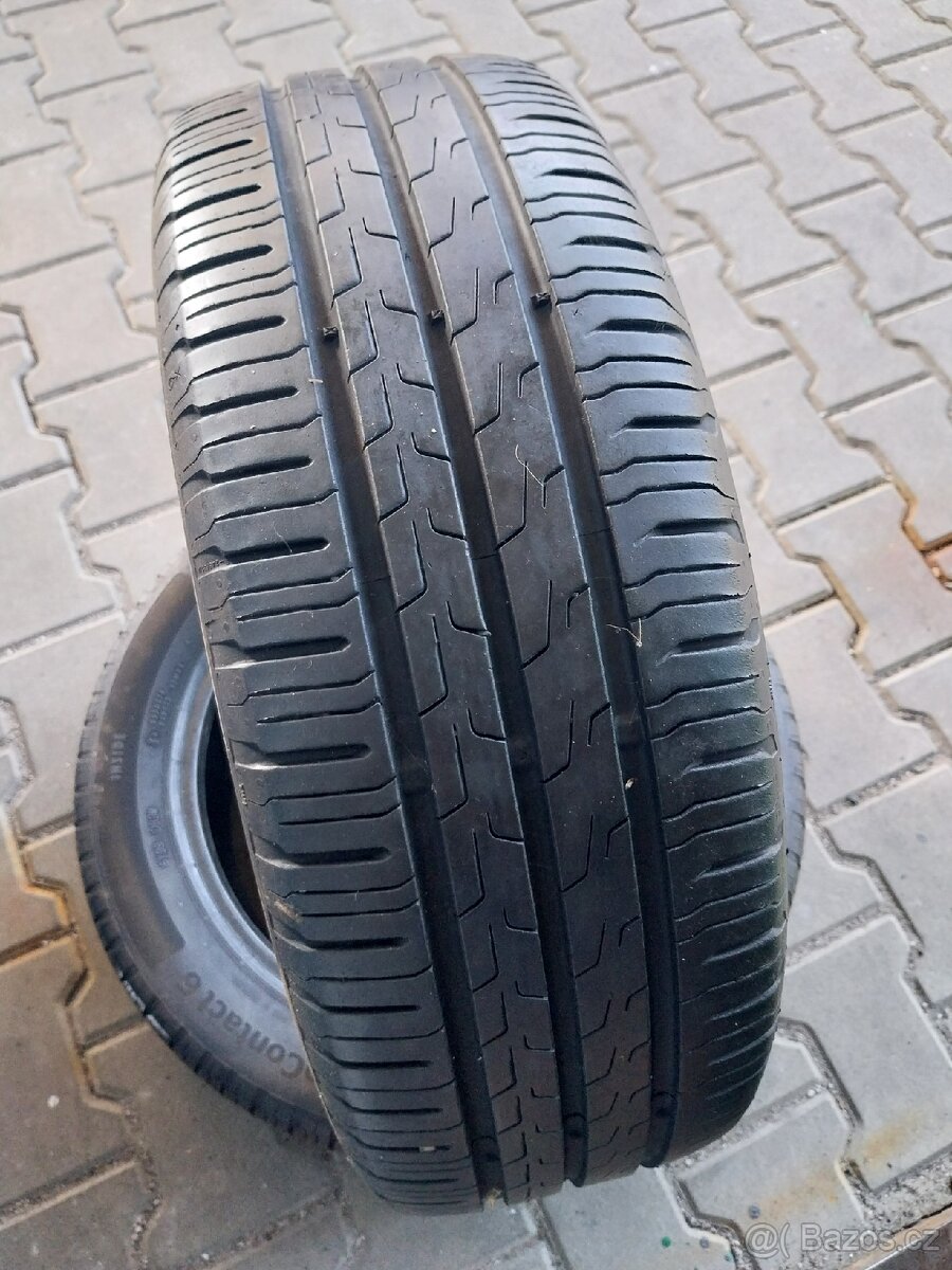 Prodám 2 letní pneu Continental 185/55/16 - 2