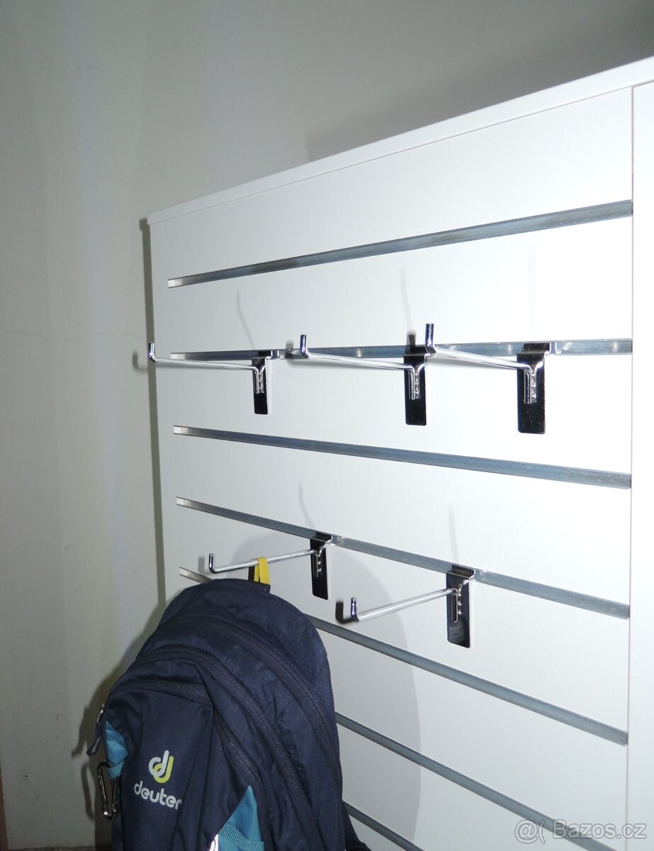 Věšák, Slat FIX panel, typ I, variabilní systém na kolečkách - 2