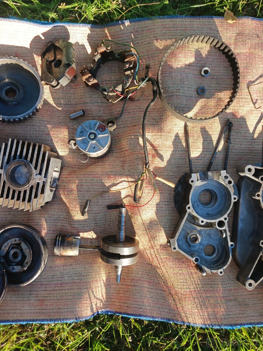 Dily motoru , spojky motor babetta - 2