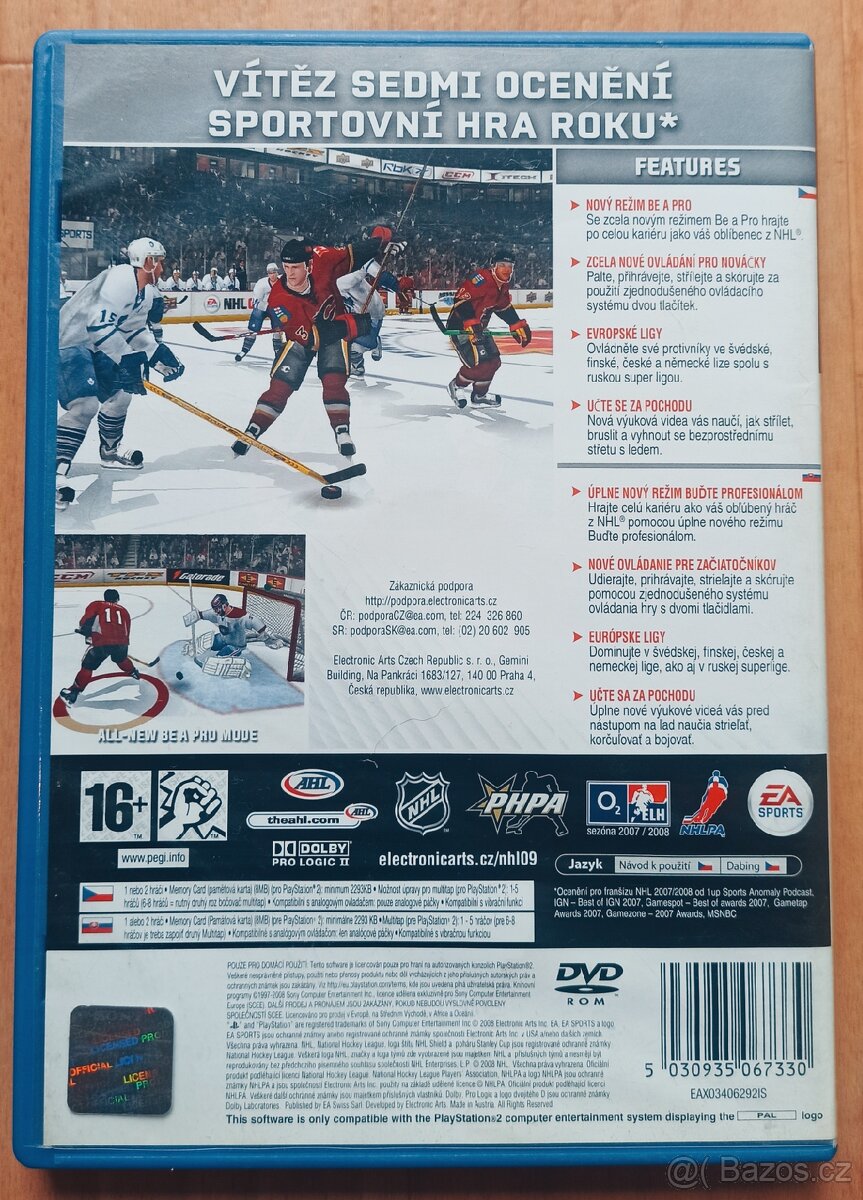 NHL 09 ps2 - 2
