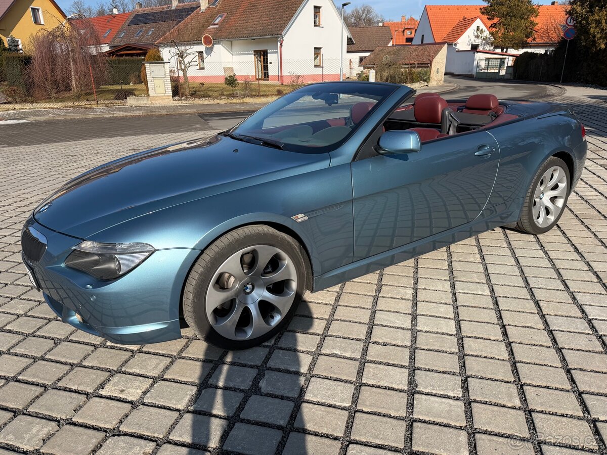BMW 630i cabrio manuál - 2
