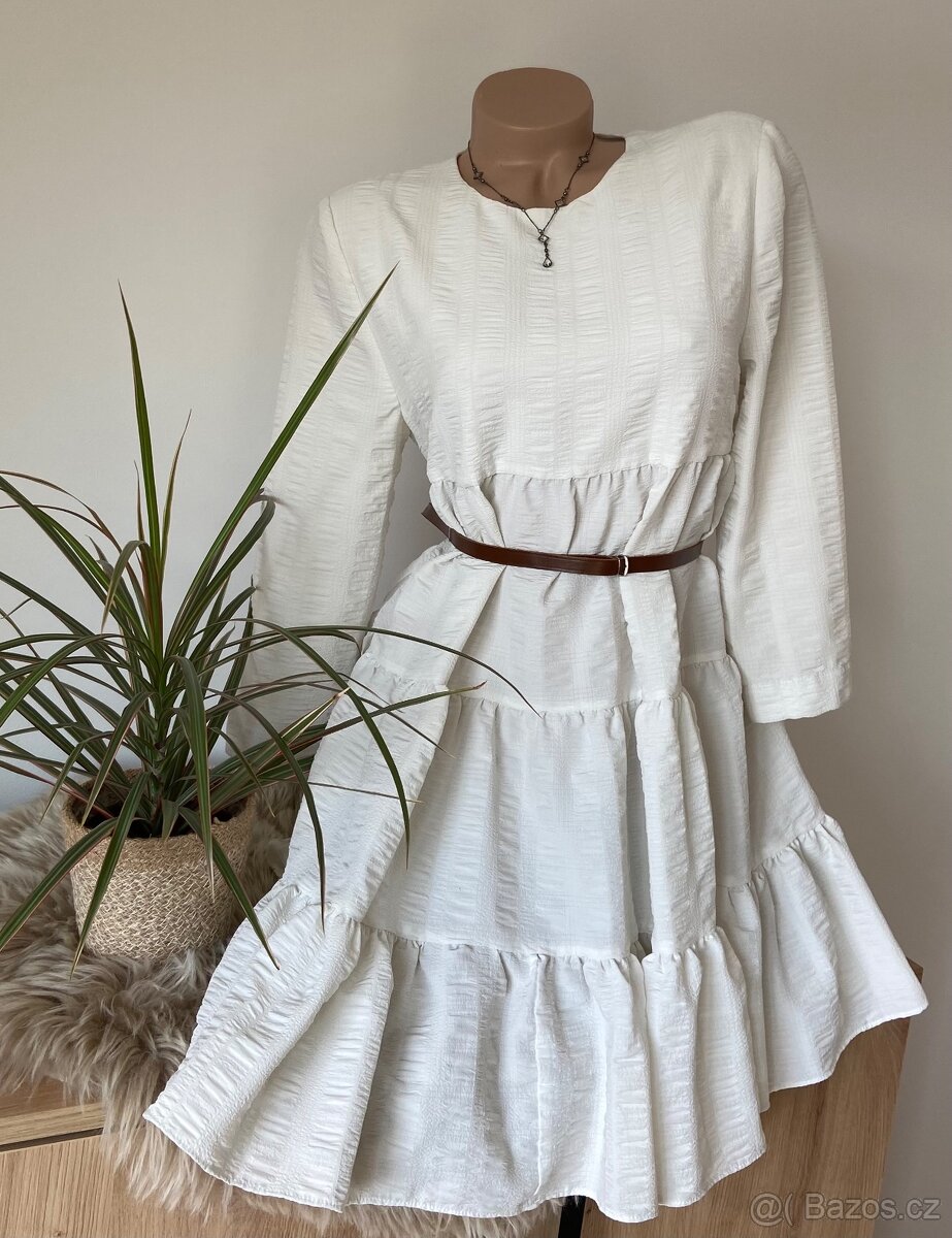 Dámské vrstvené mini šaty Zara vel.M - 2