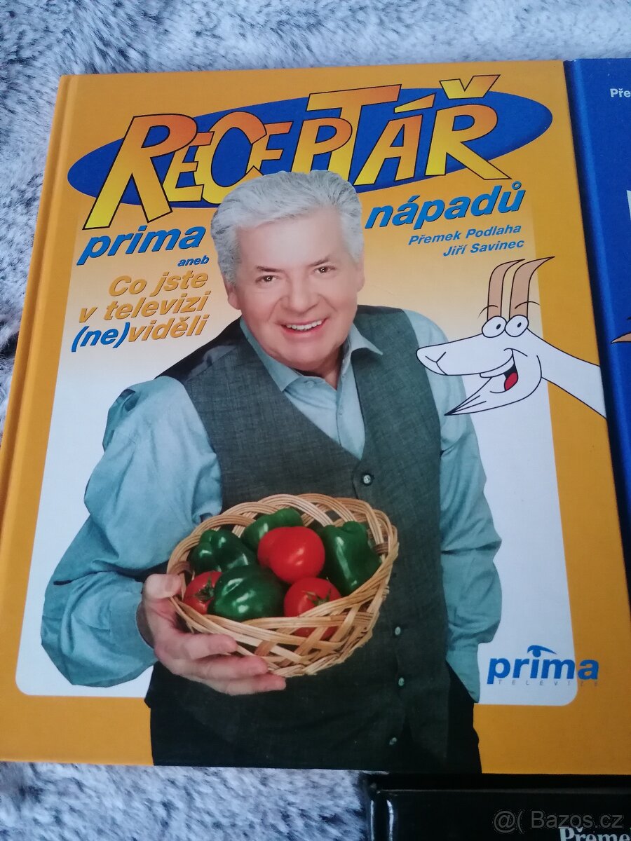 Tři knihy Receptáře - top stav - 2