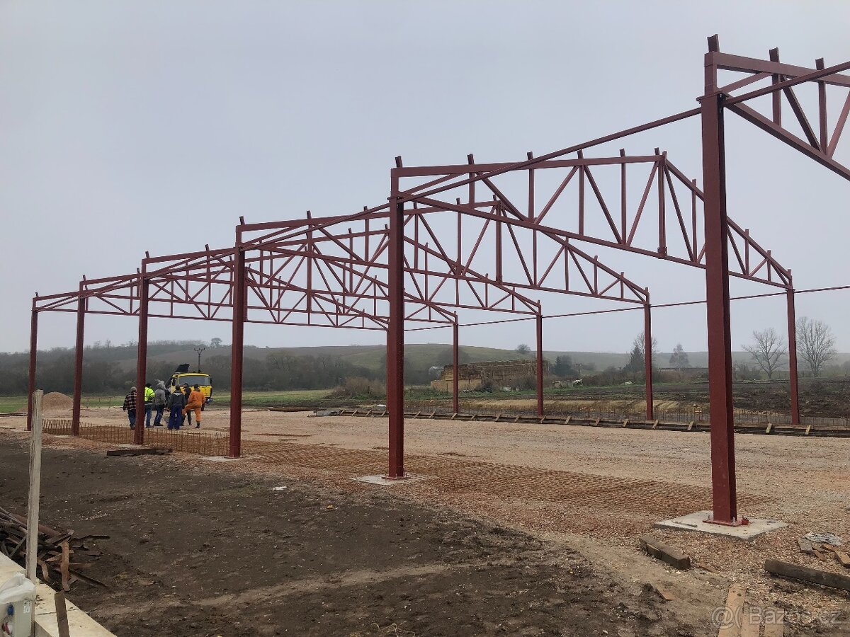 Konstrukce haly 18x30x5m - 2