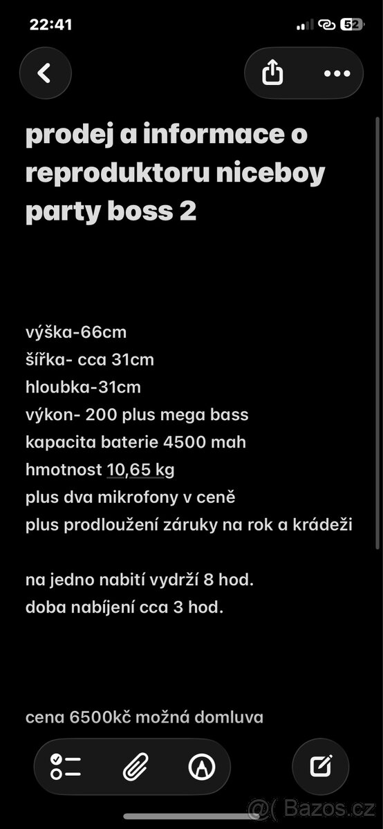 reproduktor niceboy - 2