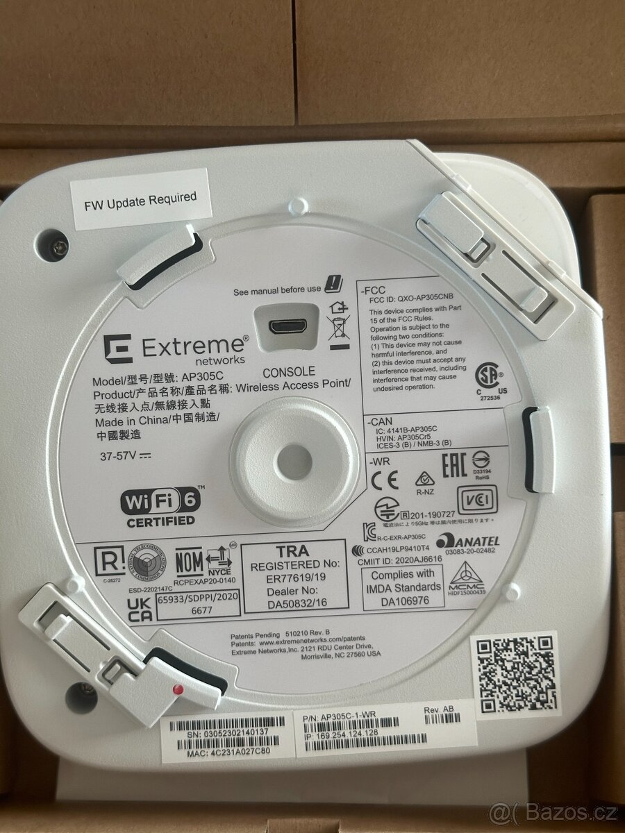 EXTREME NETWORKS AP305C Access Point, PC 9 200,- - 2