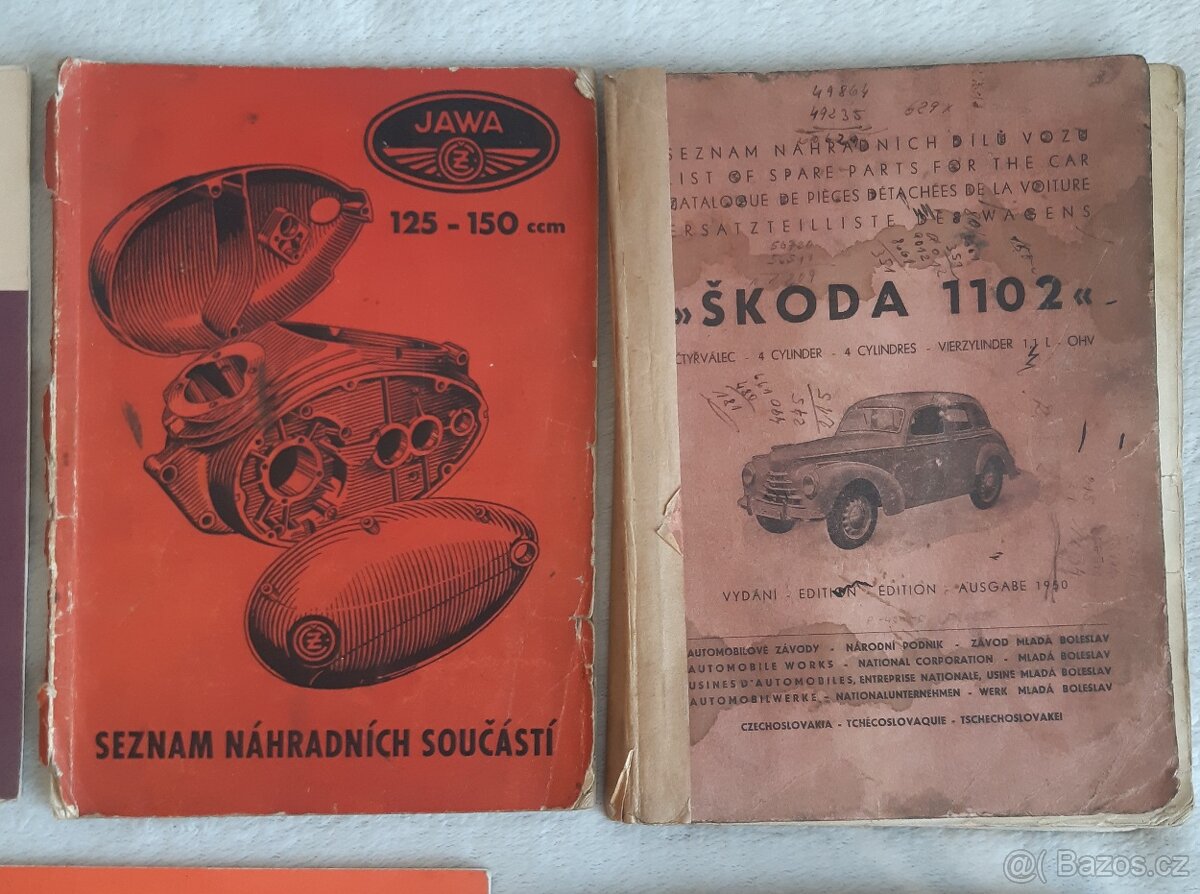 retro technická literatura, návody, katalogy, tabulky... - 2