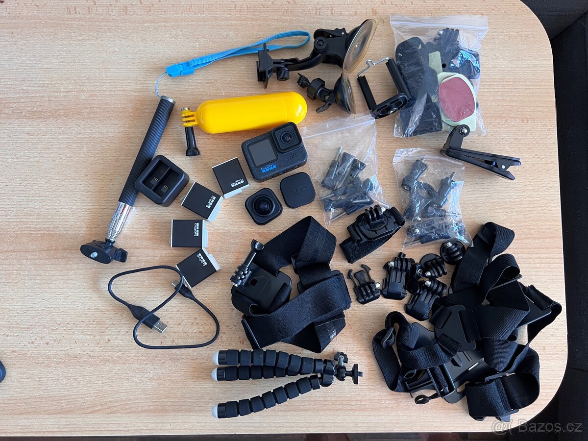 GoPro HERO12 Black + Max Lens Mod 2.0, 4x baterie - 2
