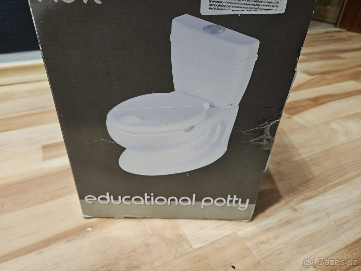 Dětská toaleta bílá - nočník - 2