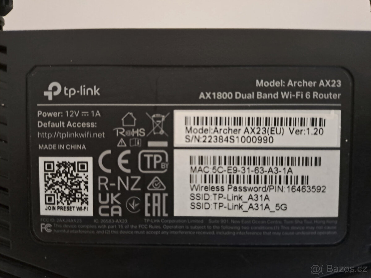 TP-Link Archer AX23 WiFi6 router - 2