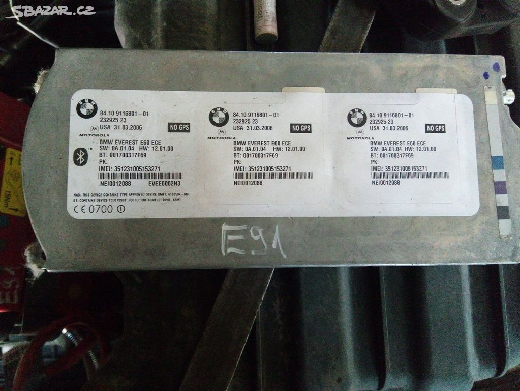 Jednotka Bluetooth BMW E90 E91 E92 E93 E60 E61 - 2