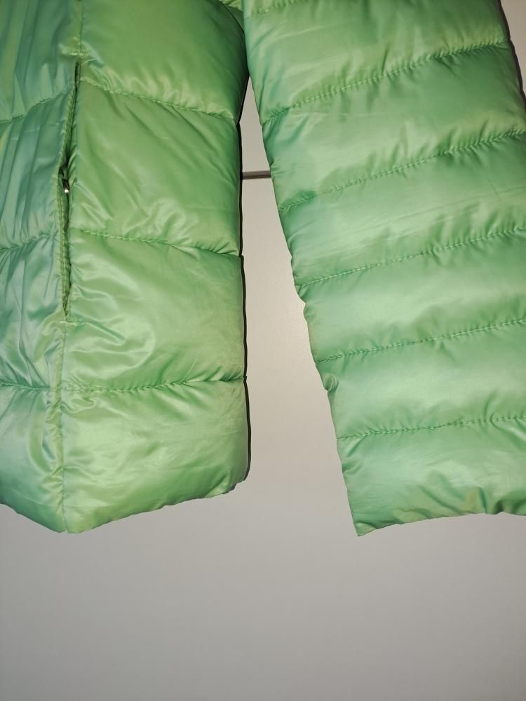 Prošívaná zelená bunda CaA vel. 40 - 2