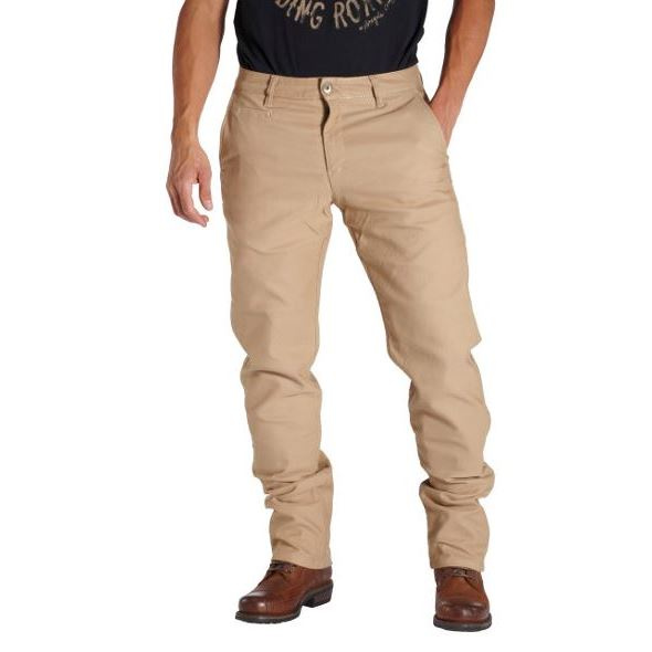 pánské motorkářské kalhoty pískové Rokker - 2