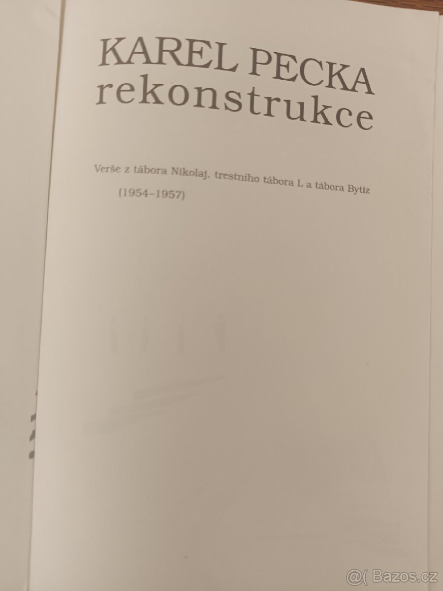 Karel Pecka rekonstrukce verše z tábora Nikolaj trestního - 2