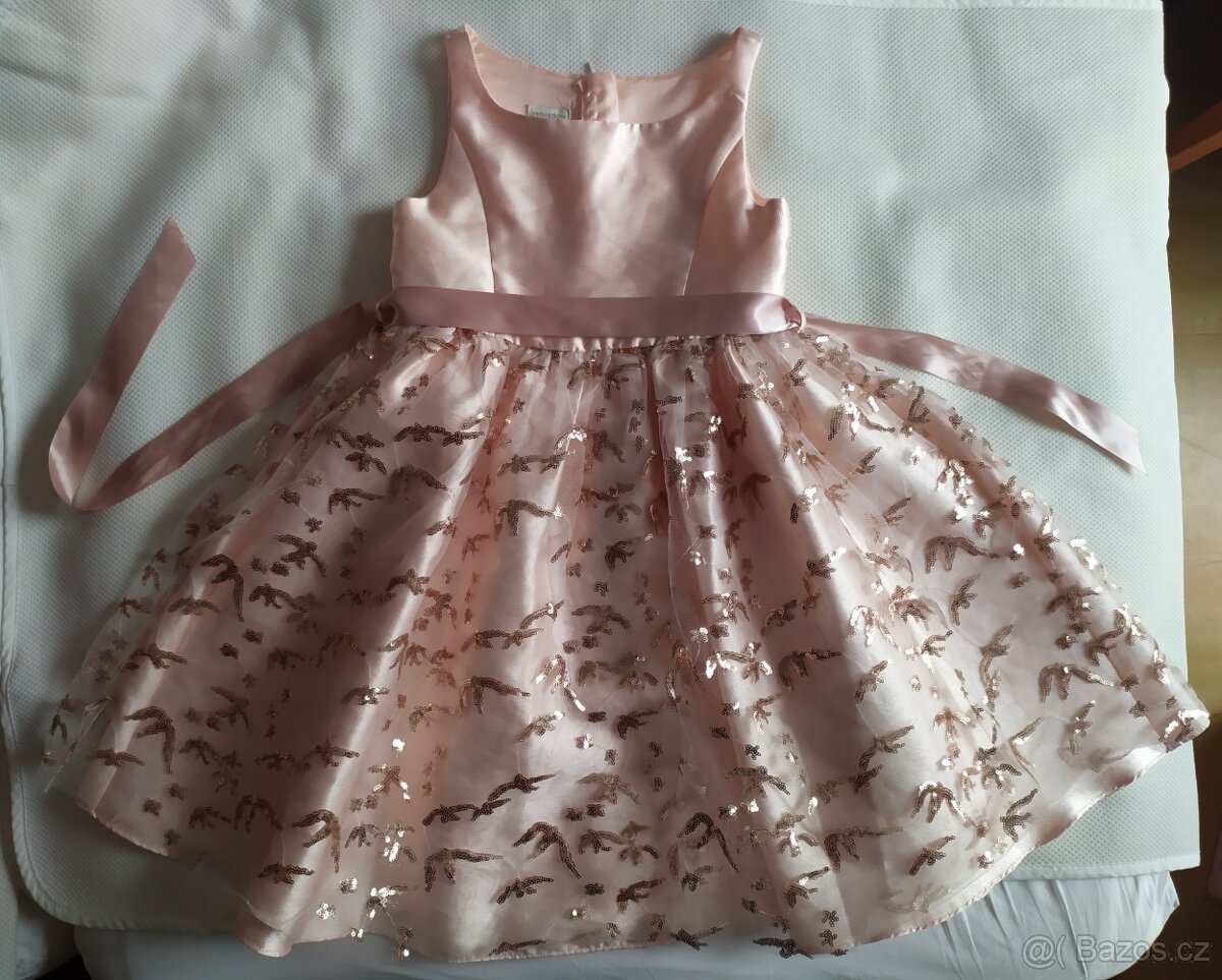 Slavnostní, vánoční šaty, Monsoon, vel. 128/134 - 2