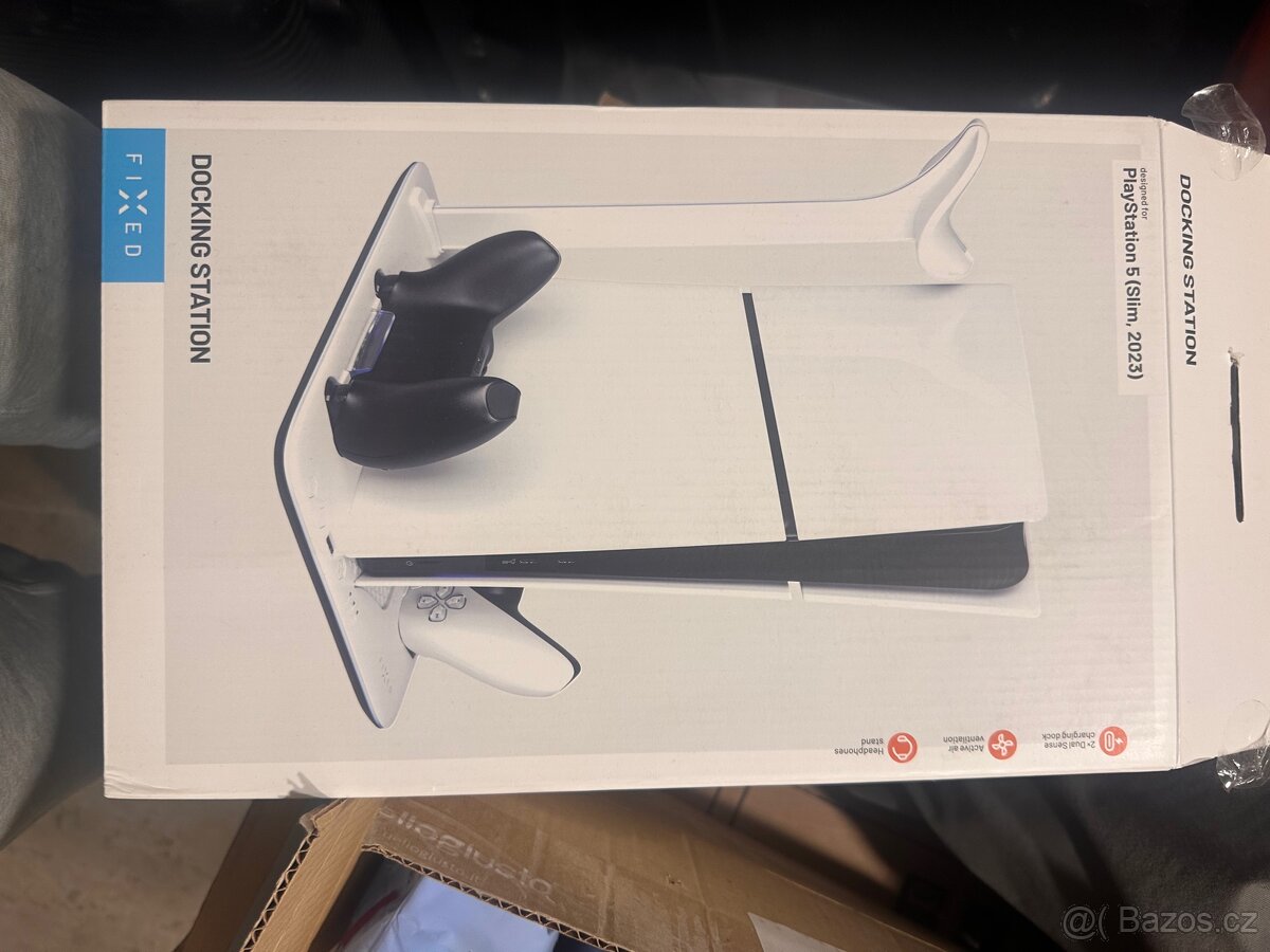 Playstation 5 + dokovací stanice + sluchátka - 2