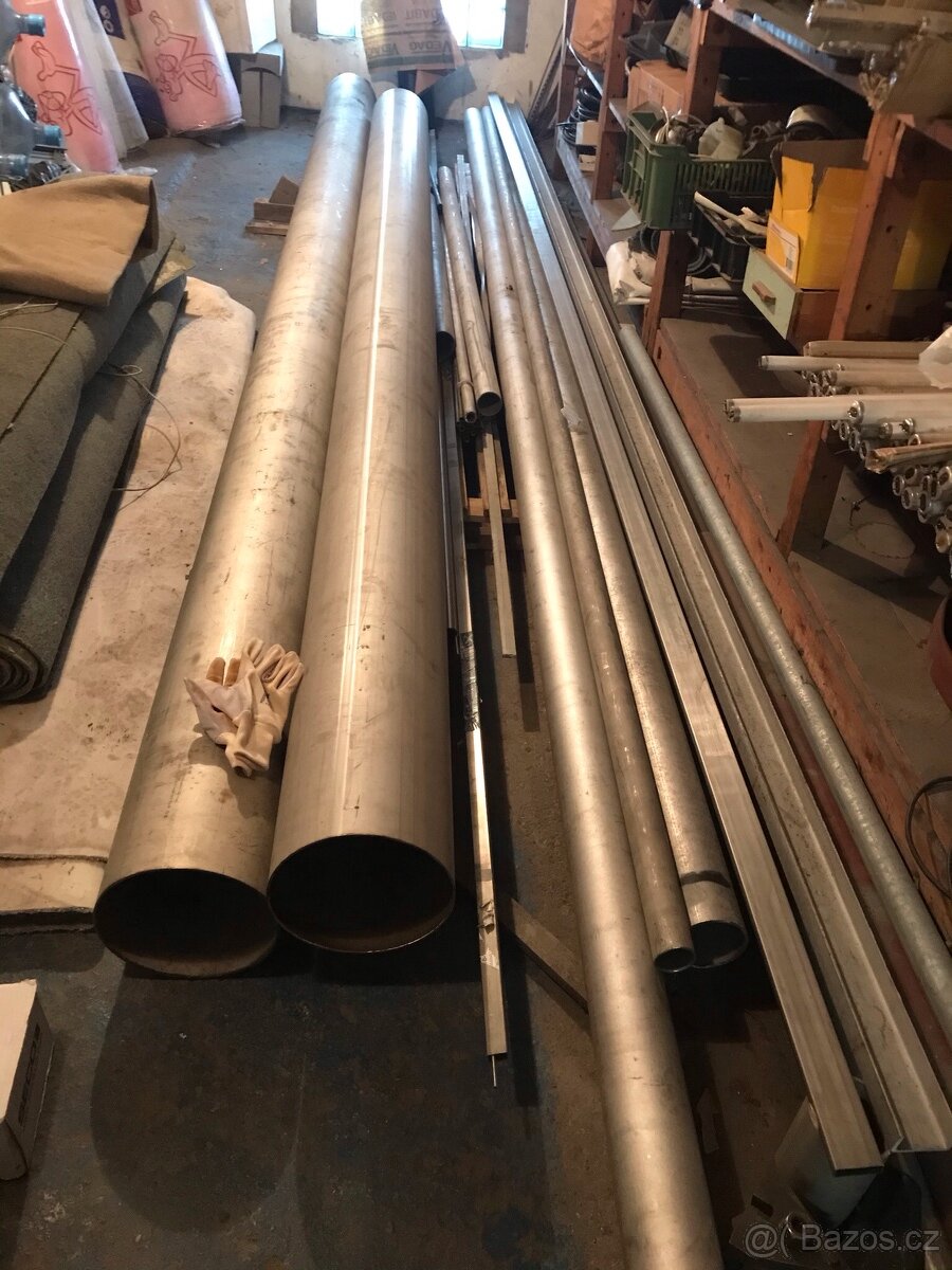 Nerezové plechy, síta,trubky, redukce ,kolena - 2