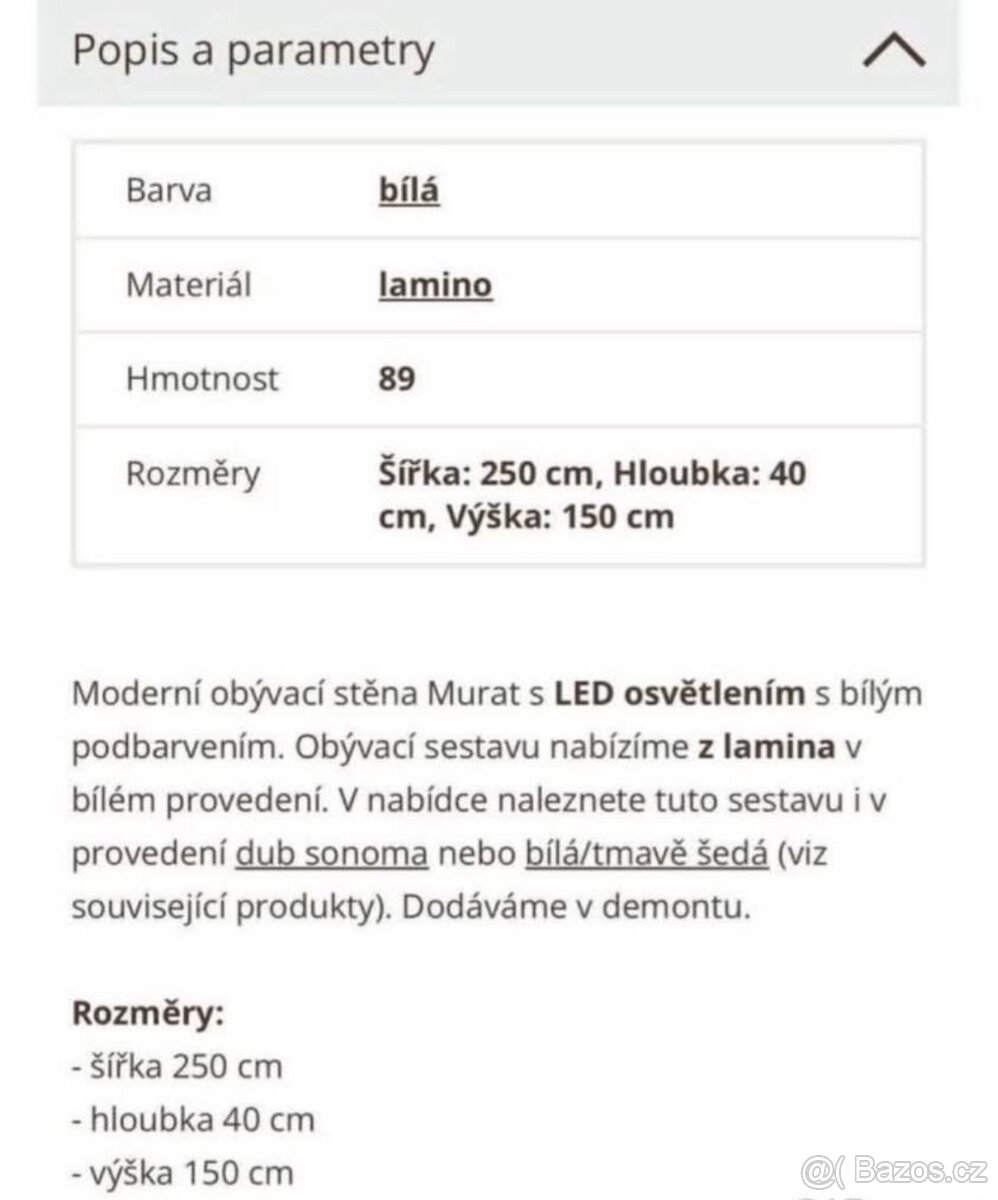 Obývací stěna - 2