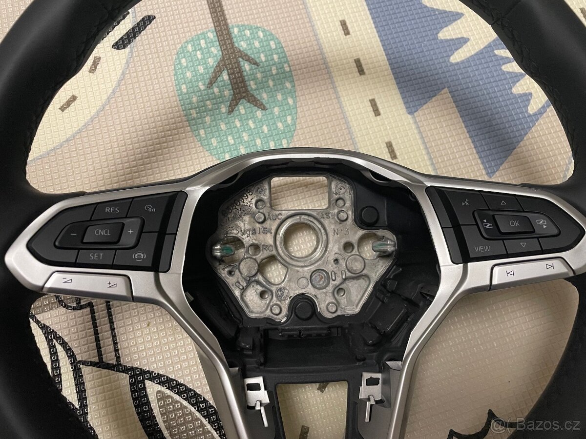 NOVÝ kožený multifunkční volant Transporter T6.1 Caravelle - 2