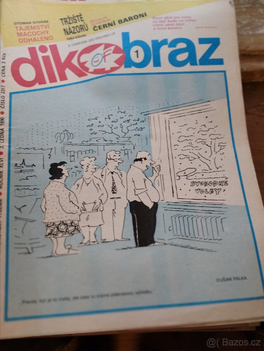 Dikobraz staré 13+1 nekompletní - 2