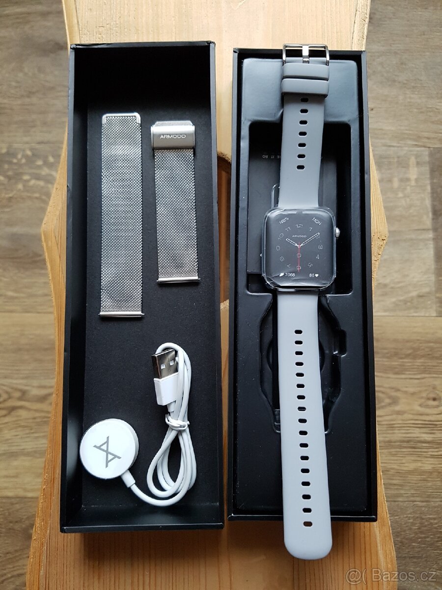 Chytré hodinky ARMODD Squarz 11 Pro 2x řemínek - 2