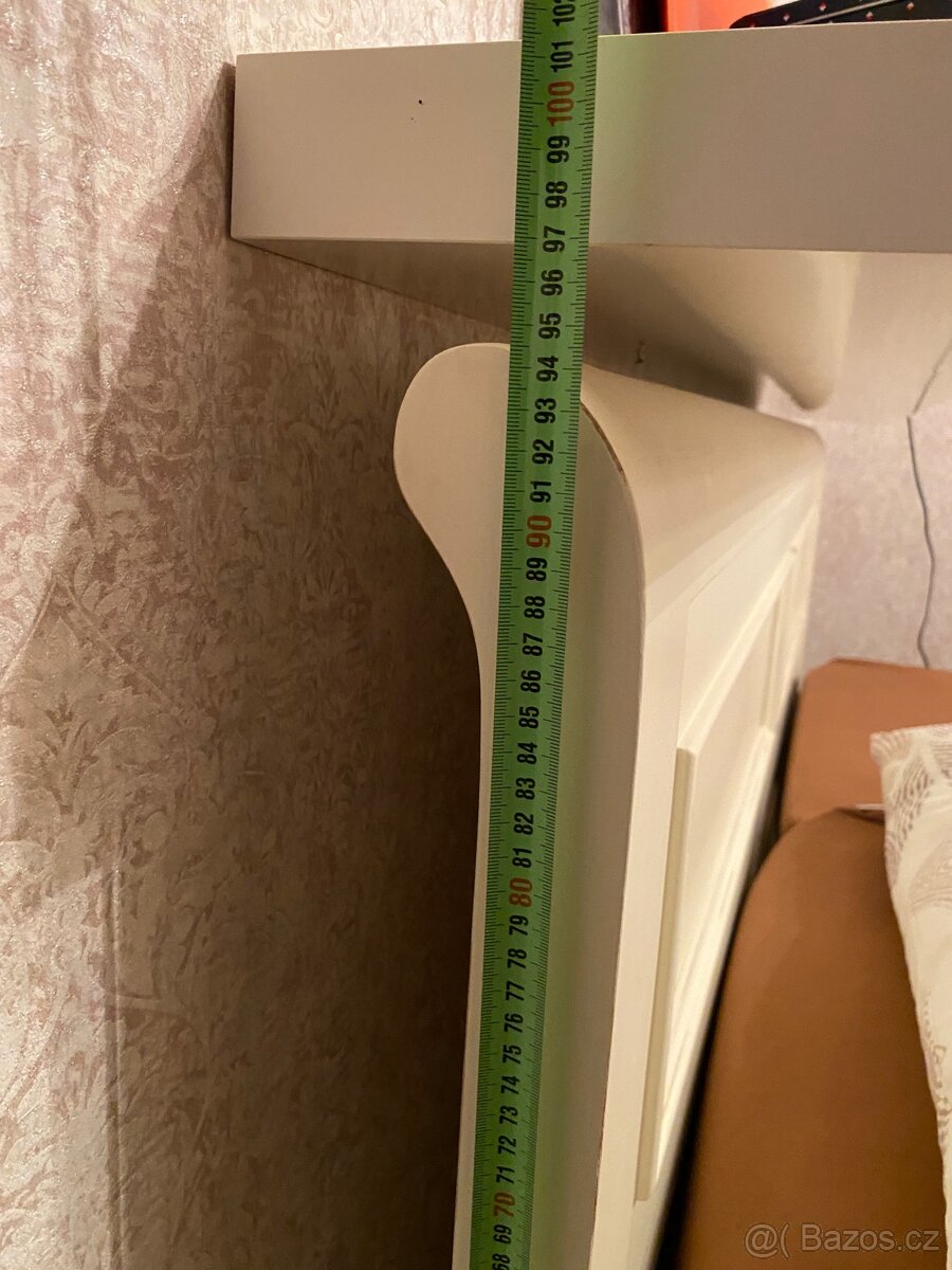 Postel z masivu s dekorem opotřebení - 2