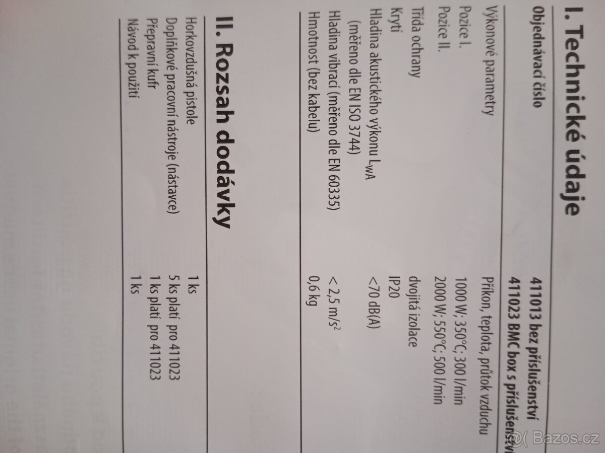 Horkovzdušná pistole - 2