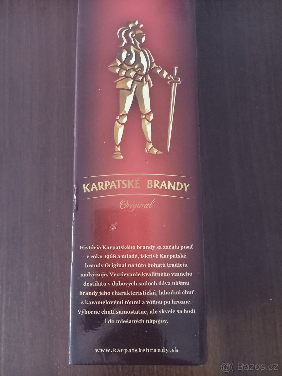 Karpatské brandy Original 36% 0,70 L - 2