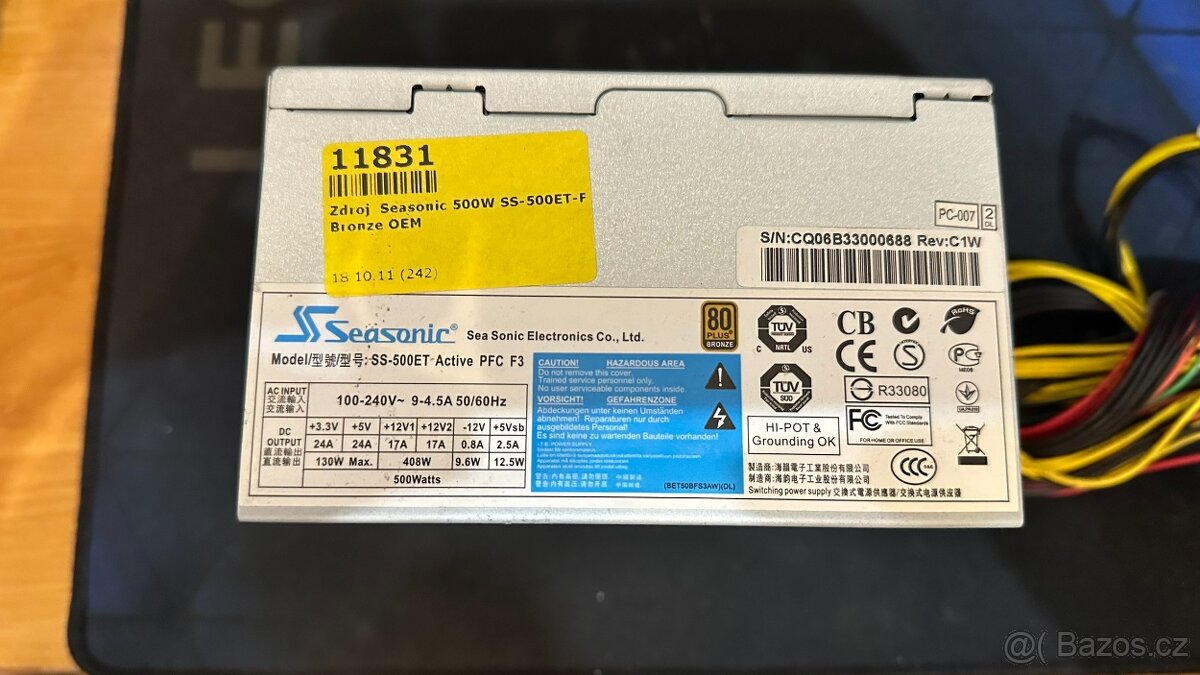 Zdroj SeaSonic SS-500ET - 2