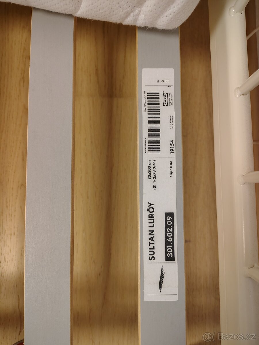 Dětská postel IKEA 80x200 cm včetně matrace - 2