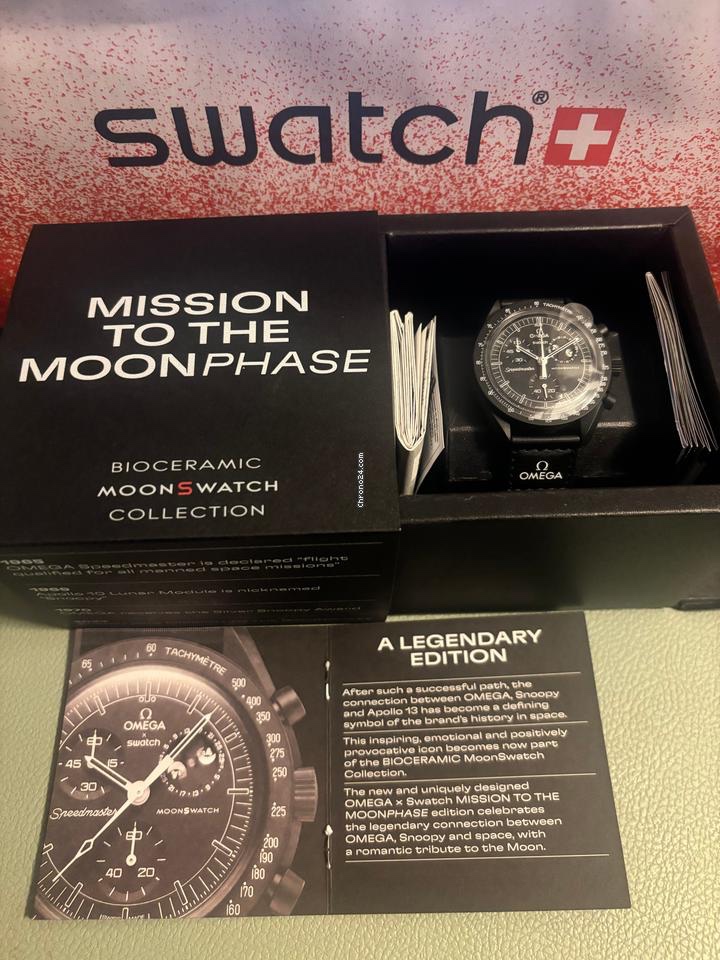 Omega moonswatch Snoopy - Mission to the Moonphase - 2