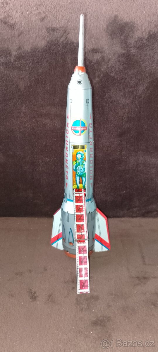 Plechová hračka raketa - 2