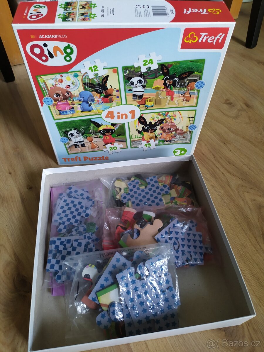 Dětské puzzle Bing 4 ks - 2
