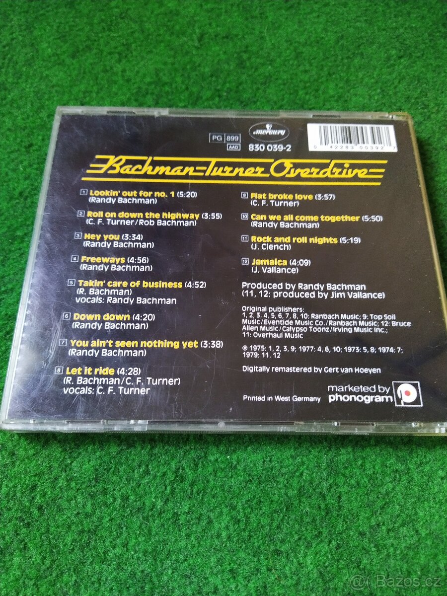 CD BTO's Greatest ( Bachman - Turner Overdrive) - 2