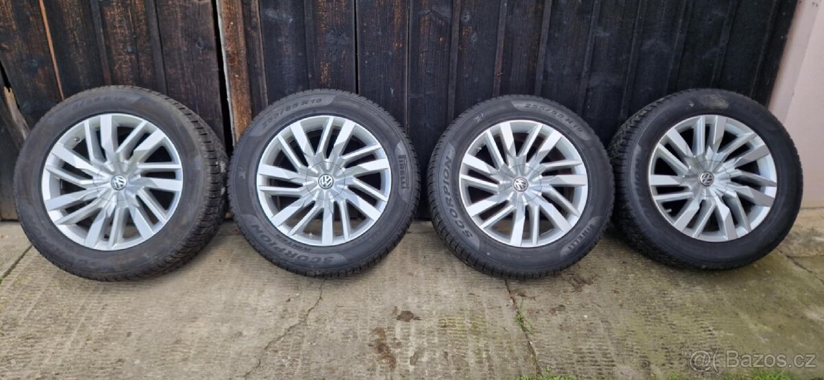 5x112 vw TOUAREG lll R19 +❄️ zimní pneu ZÁNOVNÍ STAV - 2