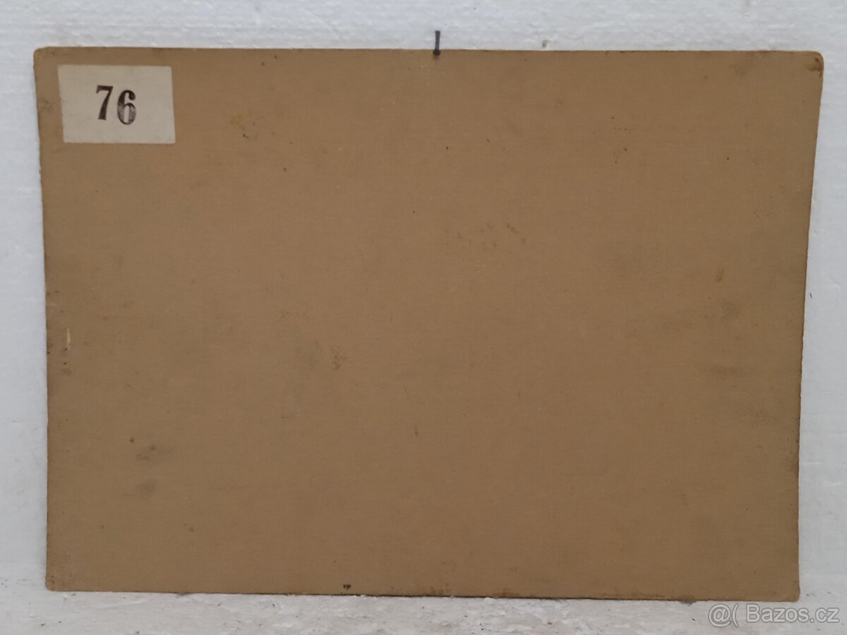 Kloboučník - školní pomůcka 1856 - 36,5x26,5cm - 2