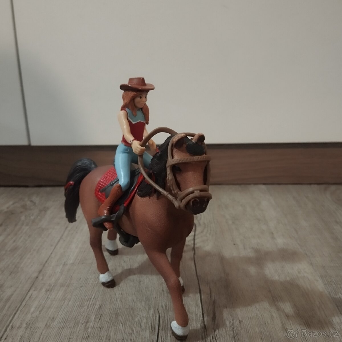 Schleich jezdkyně a kobylou - 2