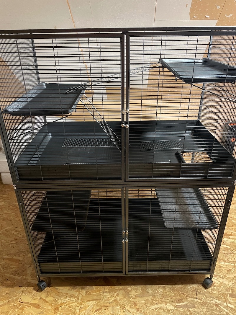 Dvoupatrová klec pro drobná zvířata - 2