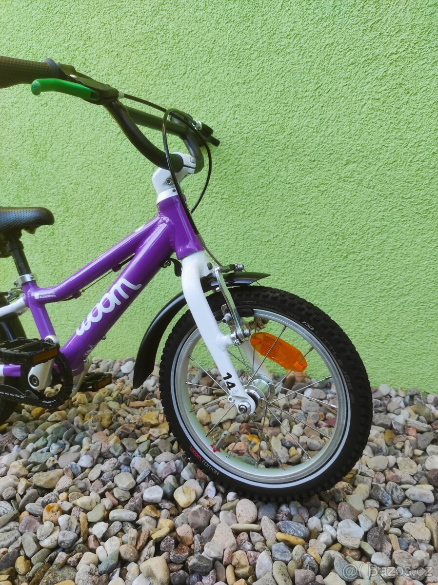 Značkové dětské kolo WOOM 14" (2) - 2