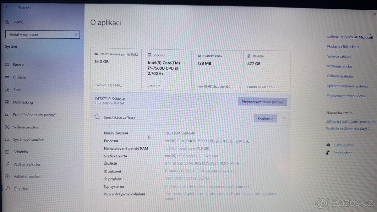 HP Elitebook 850 - 2