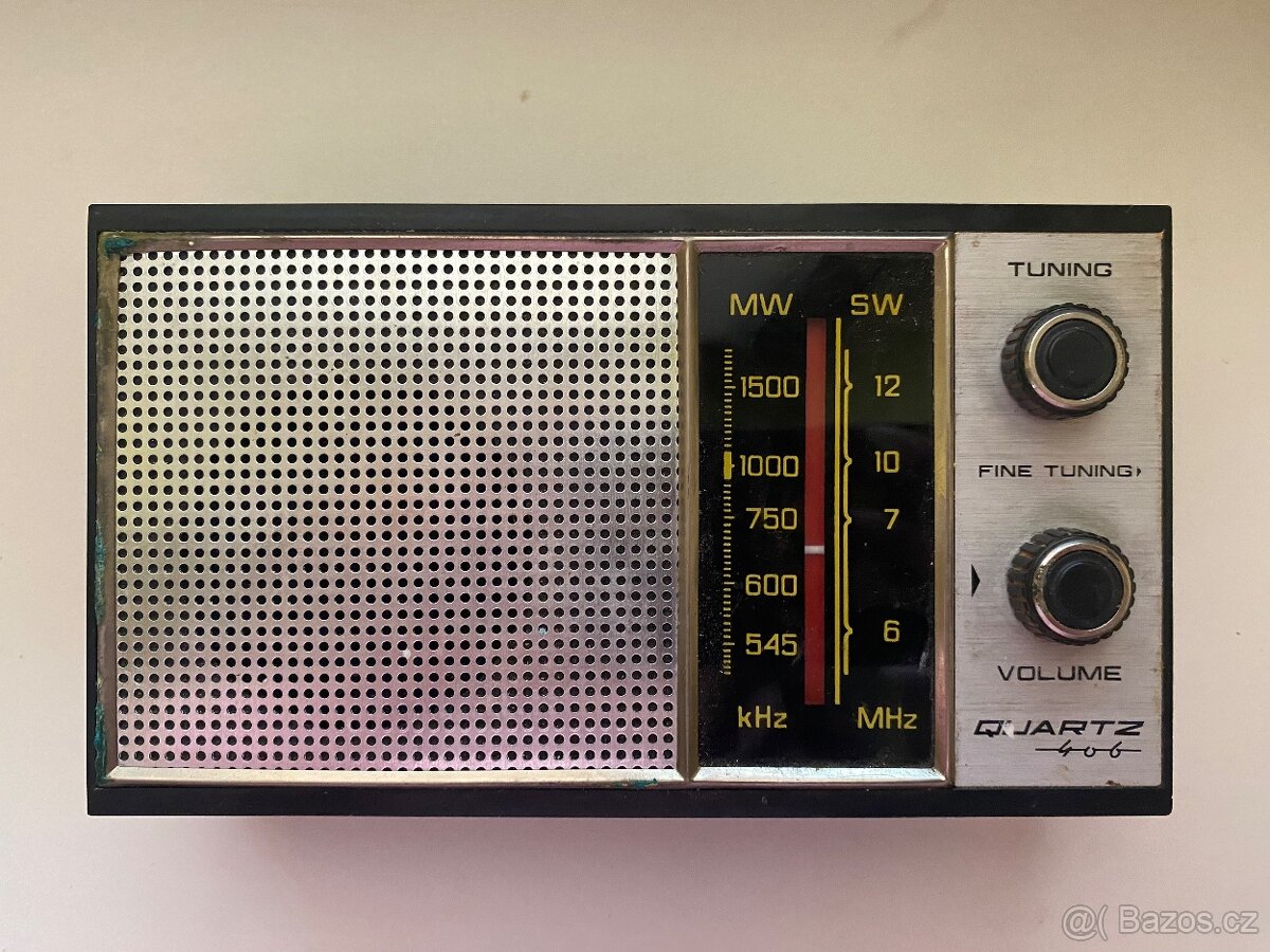 Vintage rádio TENTO Quartz 406 - 2