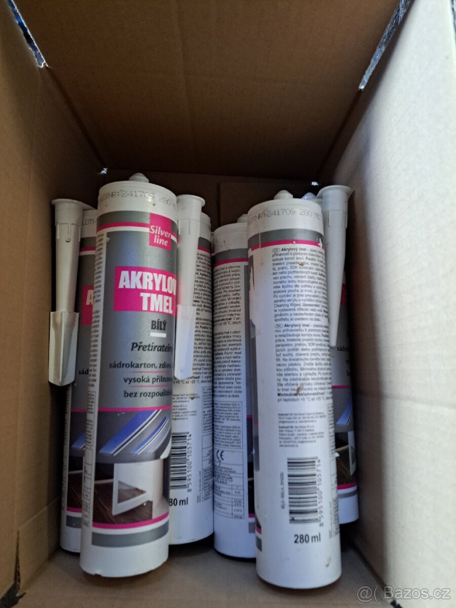 Tmel akrylový Den Braven SL bílý 280 ml - 2