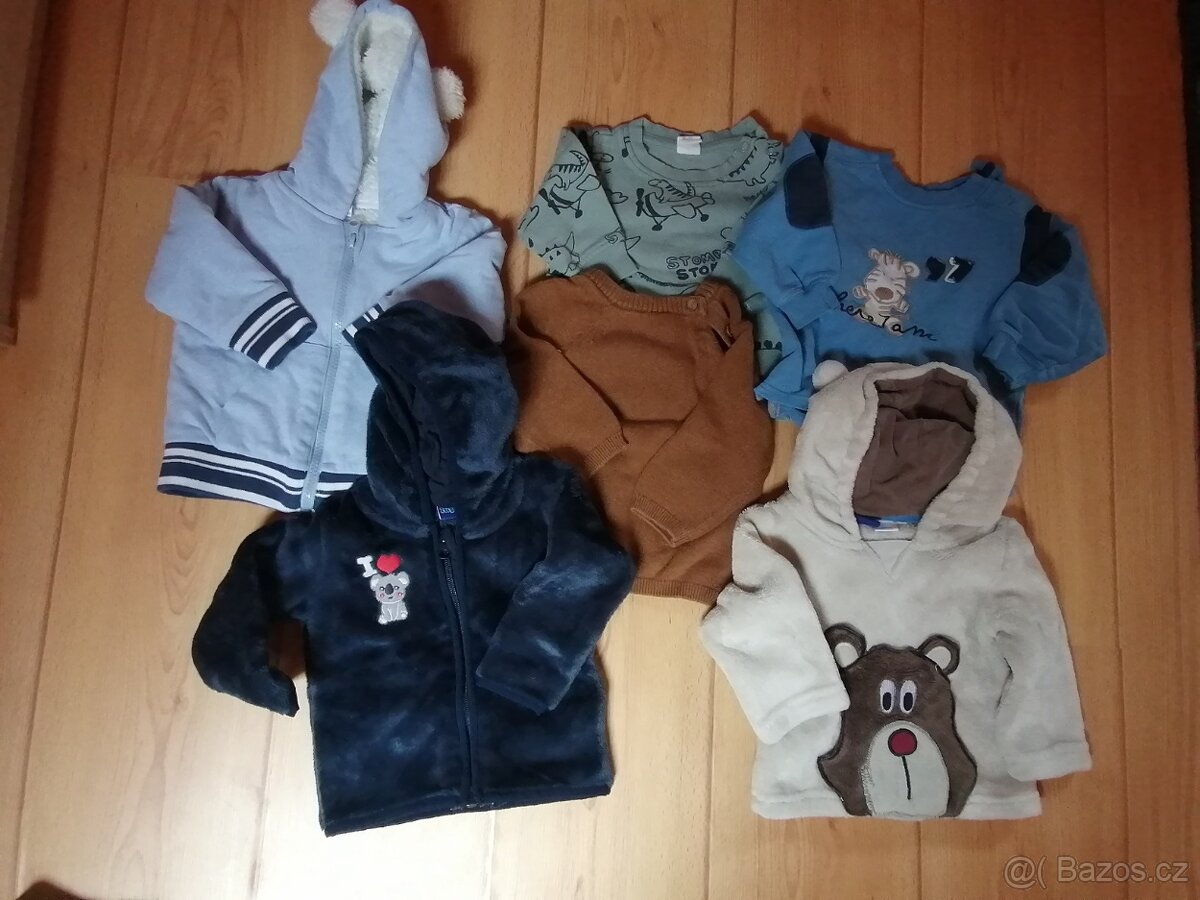 Mikiny pro kluka, velikost 62-68 - 2