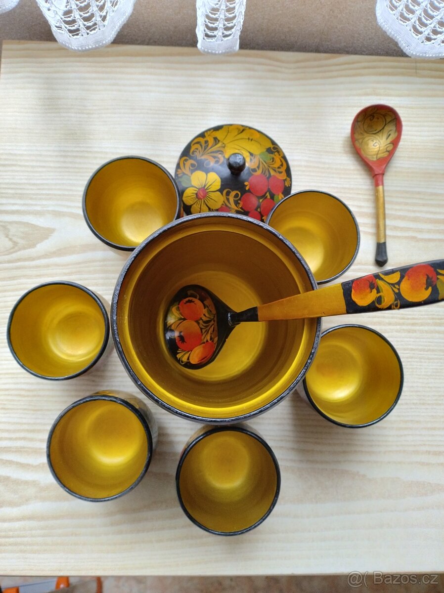 ruské malované nádobí - 2