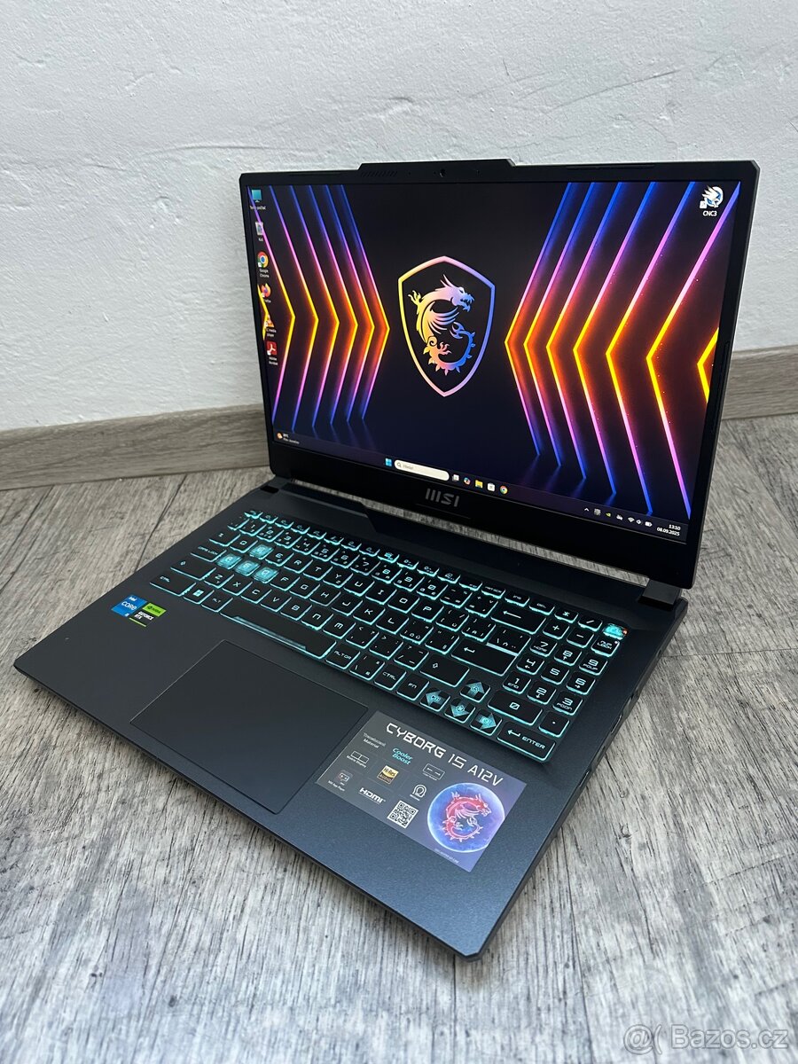 HERNÍ MAŠINA-MSI CYBORG- i5/RTX 6GB+INtEL/ - 2