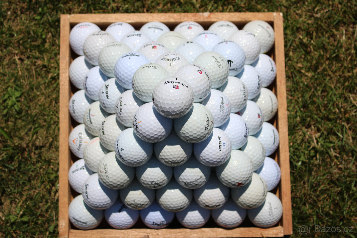 Golfové míčky - hrané kvalita A - 2