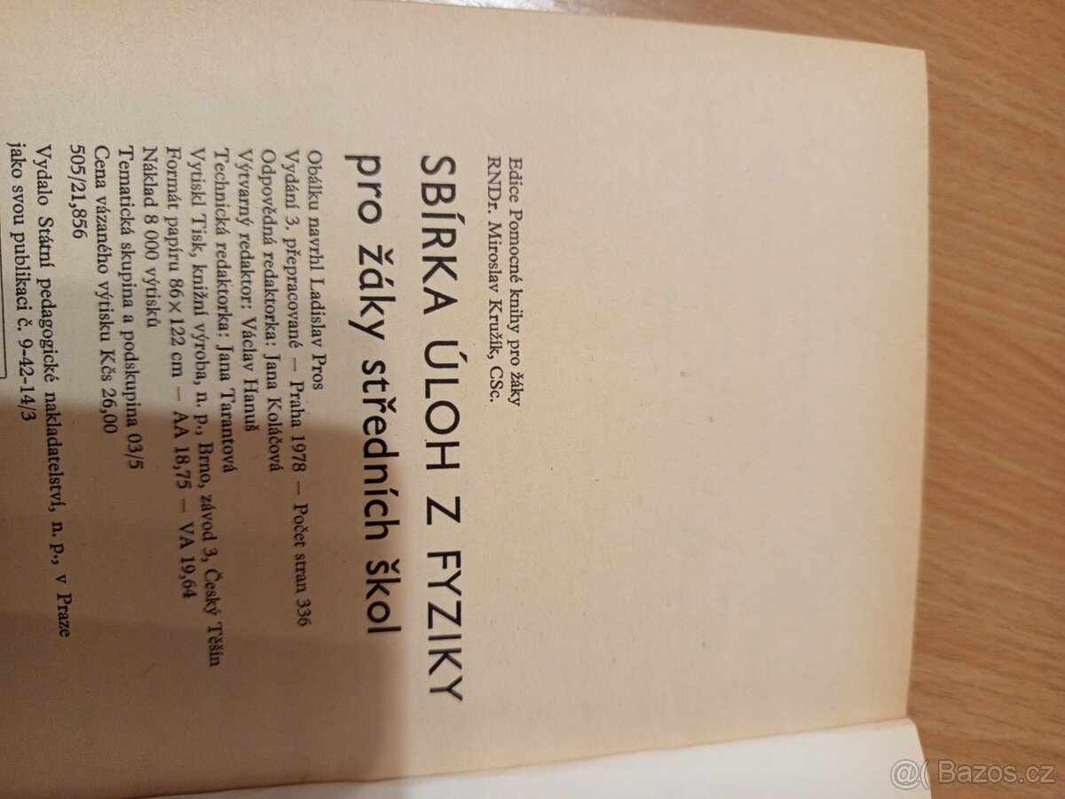 Prodám sbírku úloh z fyziky - 2