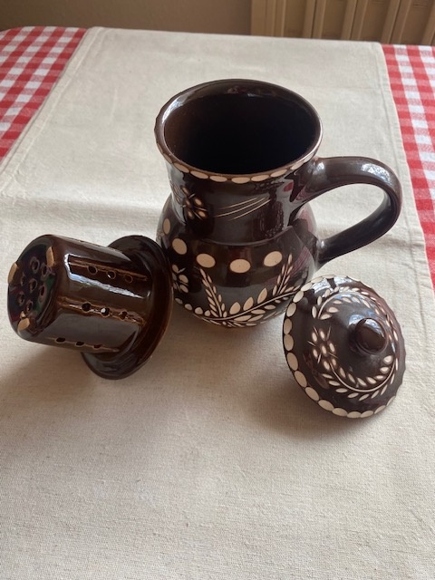 Souprava na přípravu čaje - keramika - 2